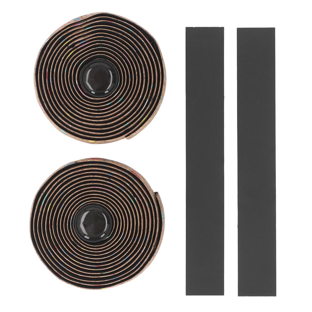 2 ks Páska na řídítka jízdního kola Absorpce potu Prodyšná Protiskluzová Textura dřeva Páska na řídítka jízdního kola