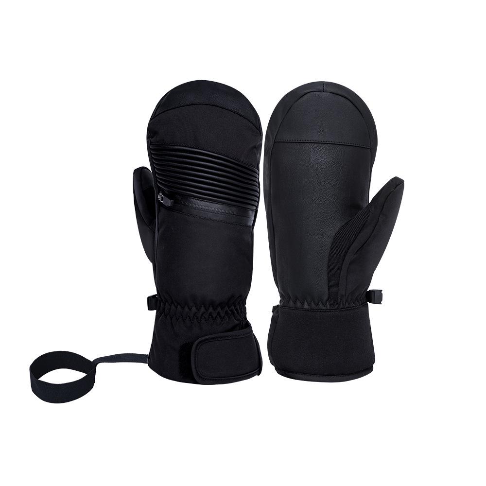 Mănuși de Snowboard de Iarnă: Mănuși de schi de exterior rezistente la vânt, impermeabile, călduroase, compatibile cu ecran tactil