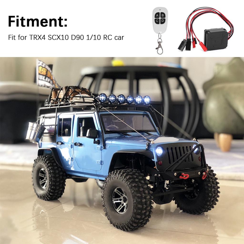 RC Car Metal Winch Remote Controller Fit for TRX4 SCX10 D90 1/10 RC Car Model