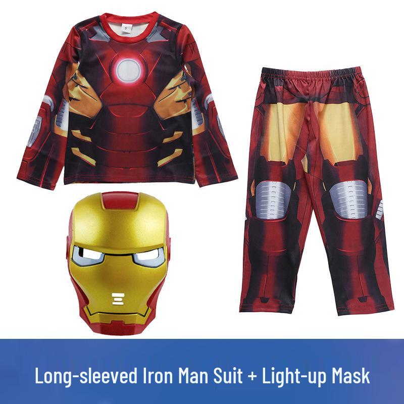 Marvel Iron Man Kinder Langarm Cosplay Set - Jungen Performance Kostüm