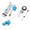 Toilet Flush System Replacement Kit with Dual Flush Mechanism Adjustable Valve