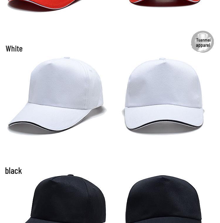 Custom Cotton Baseball Cap with Logo - Sun Hat & Volunteer Cap