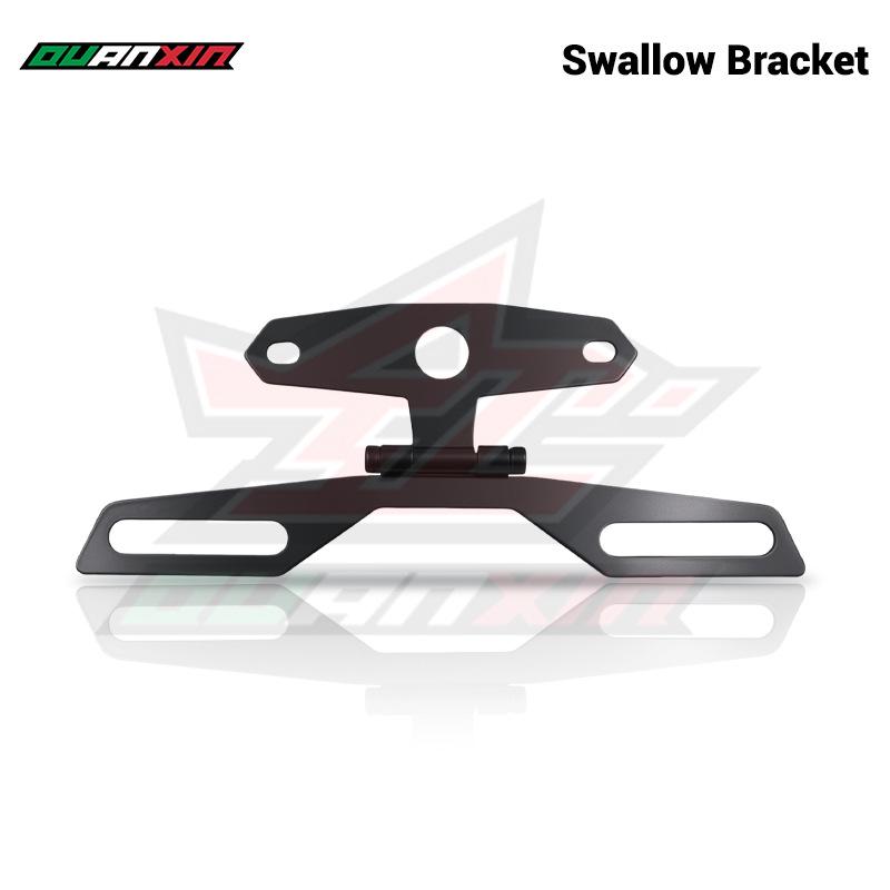 

Universal Motorcycle Foldable Taillight and License Plate Bracket for Electric Vehicles чорний