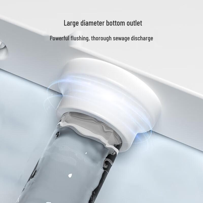 JOMOO Dual-Flush Squat Toilet Set with Slim Water Tank