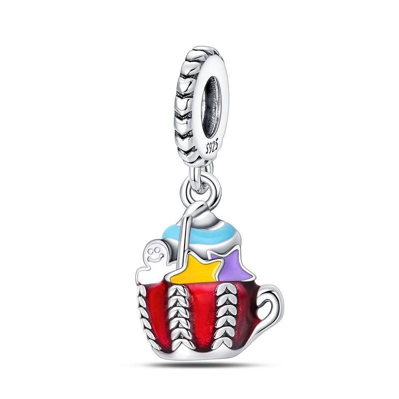 100% Copper Snowman Romantic Winter Christmas Series Charms Beads Fit 3Mm Original Bracelets Diy Gift Fine Jewelry