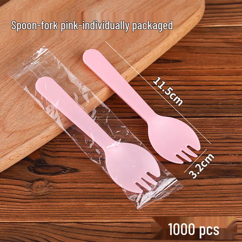 Disposable Individually Wrapped Plastic Sporks
