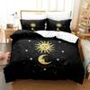 Witch's Moon Bedding Set Single Twin Full Queen King Size Aldult Boys Bedroom Duvet cover Sets Anime