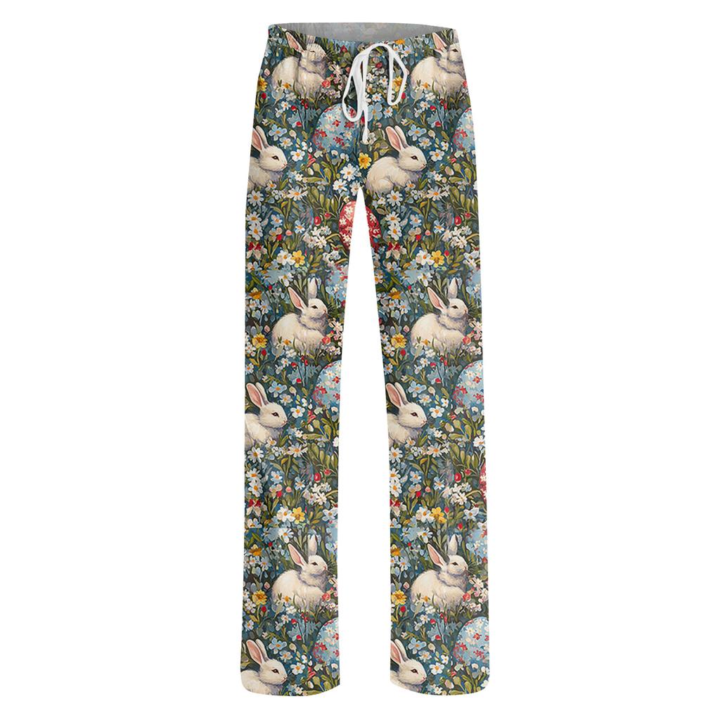 Dámské Módní Volné Ležérní Tištěné Ležérní Kalhoty