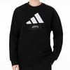 Adidas Crew Graphic Sweatshirt Men Sweatshirt Black HE7464