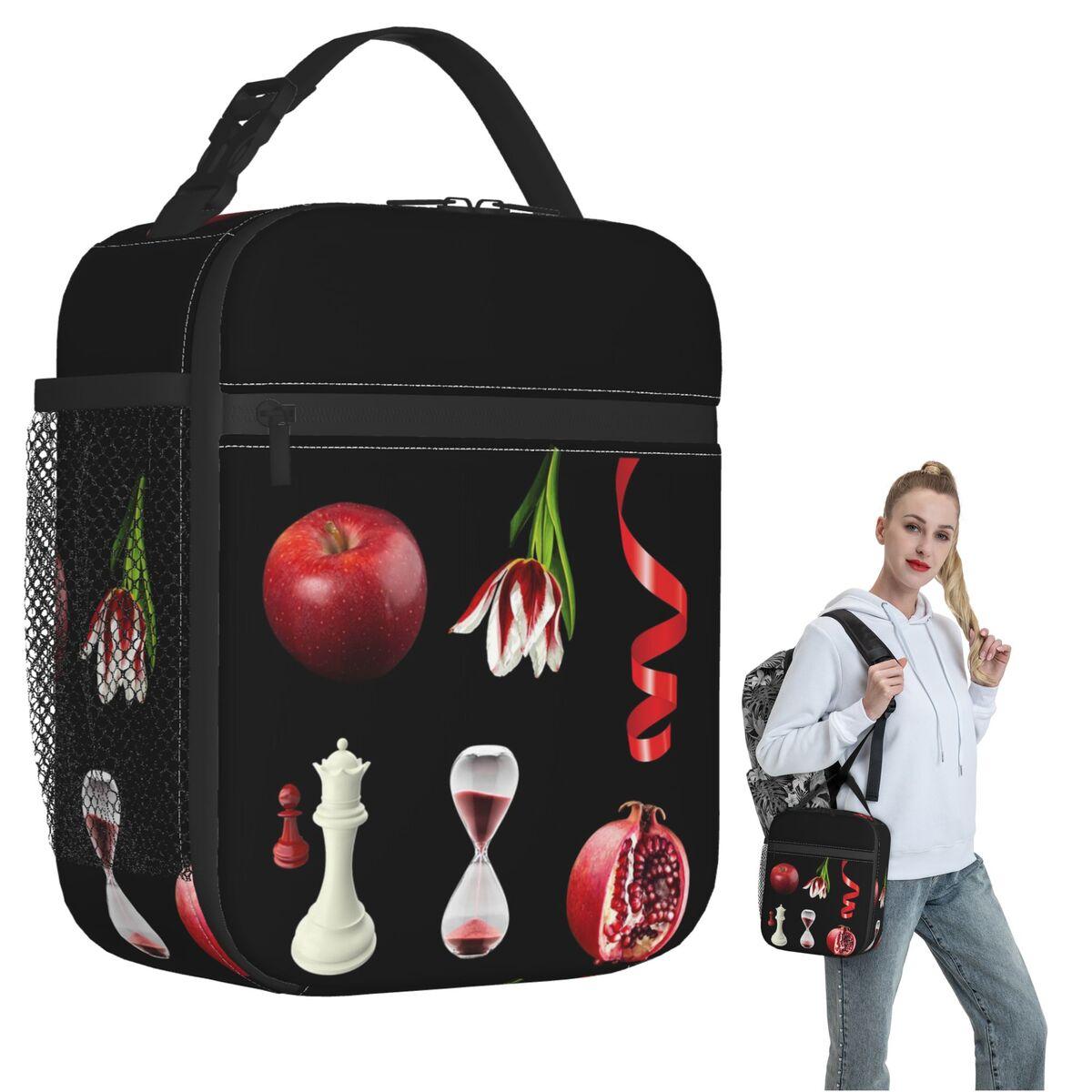 Twilight Book Cover Inspired Artistic Photos Insulated Lunch Bag for Women Kids Leakproof Food Boxes Thermal Lunch Box Tote One Size
