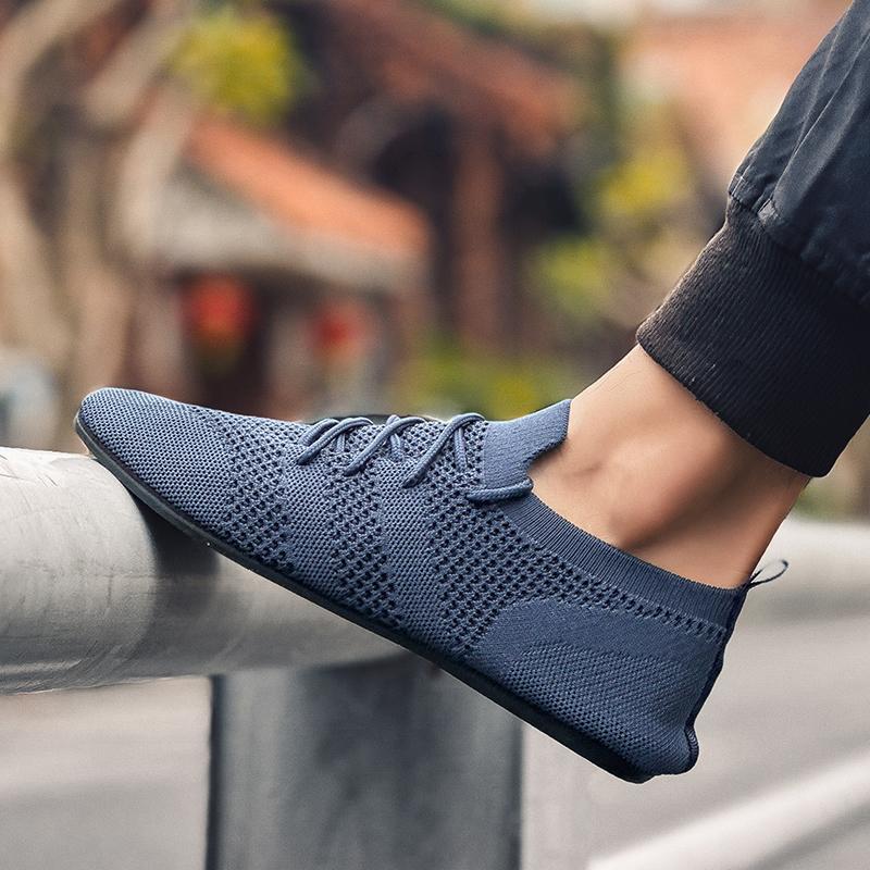 Maedef Classic Men’S Mesh High Quality Flats Outdoor Walking Shoes Fashion Breathable Non Slip Casual Loafers Summer Mens Shoes