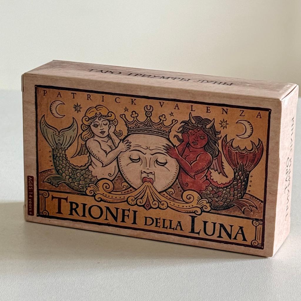 Tarocchi Trionfi Della Luna Versione Russa Mazzo Divinazione Destino Gioco da Tavolo Carta Per Festa in Famiglia