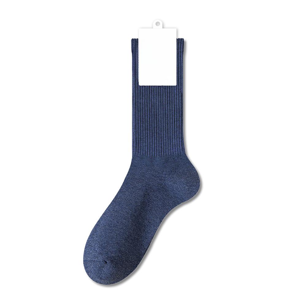 Damen Frühling und Herbst Reine Baumwolle Nahtlose Antibakterielle Mittelhohe Frotteesocken