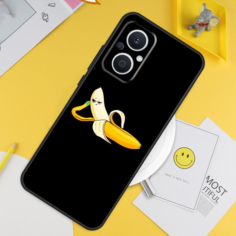 Memes Cartoon Funny Banana For OPPO Reno 12F 14F 13F 11F 10 11 12 13 14 Pro 7 8 Lite 8T OPPO Find X6 X5 X8 X9 Pro Case