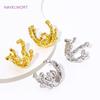 18K Gold Plated Brass Flower Bead Cap Dendritic Beads Caps For Jewelry Making Supplies DIY Jewelry Accessories Connector