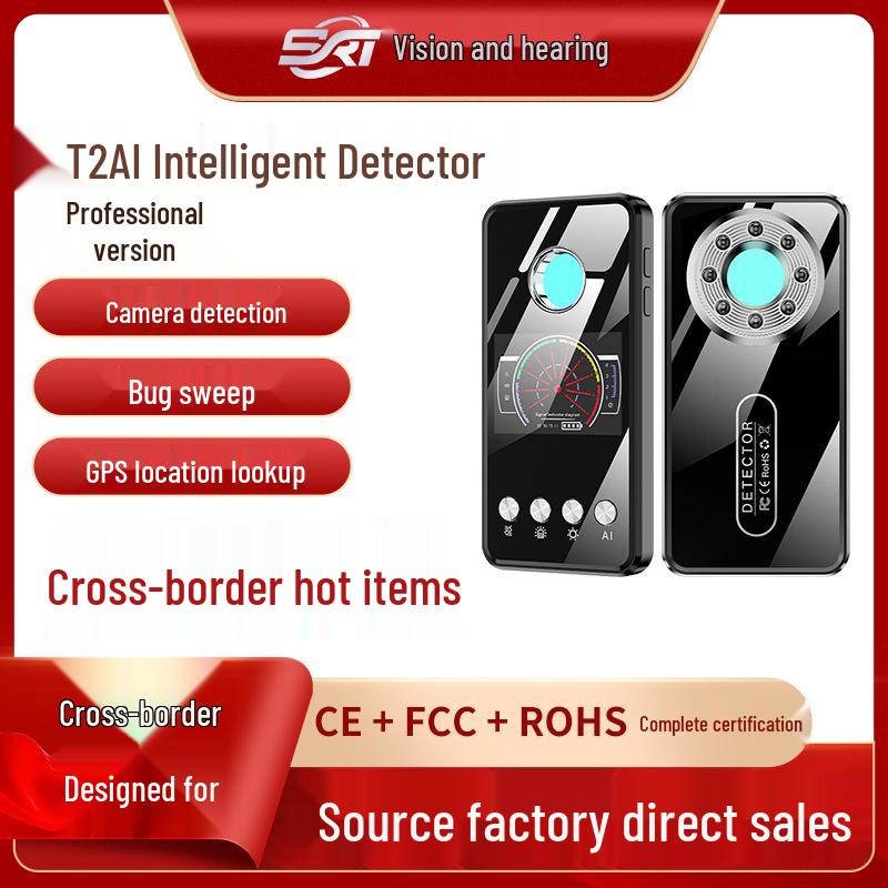 T2 Multi-Detector: Hotel Anti-Peeping, Camera Detection, GPS Finder, Anti-Eavesdropping & Tracking. 120x60x12