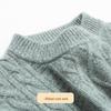 Men's 100% Merino Wool Thick Round Neck Sweater