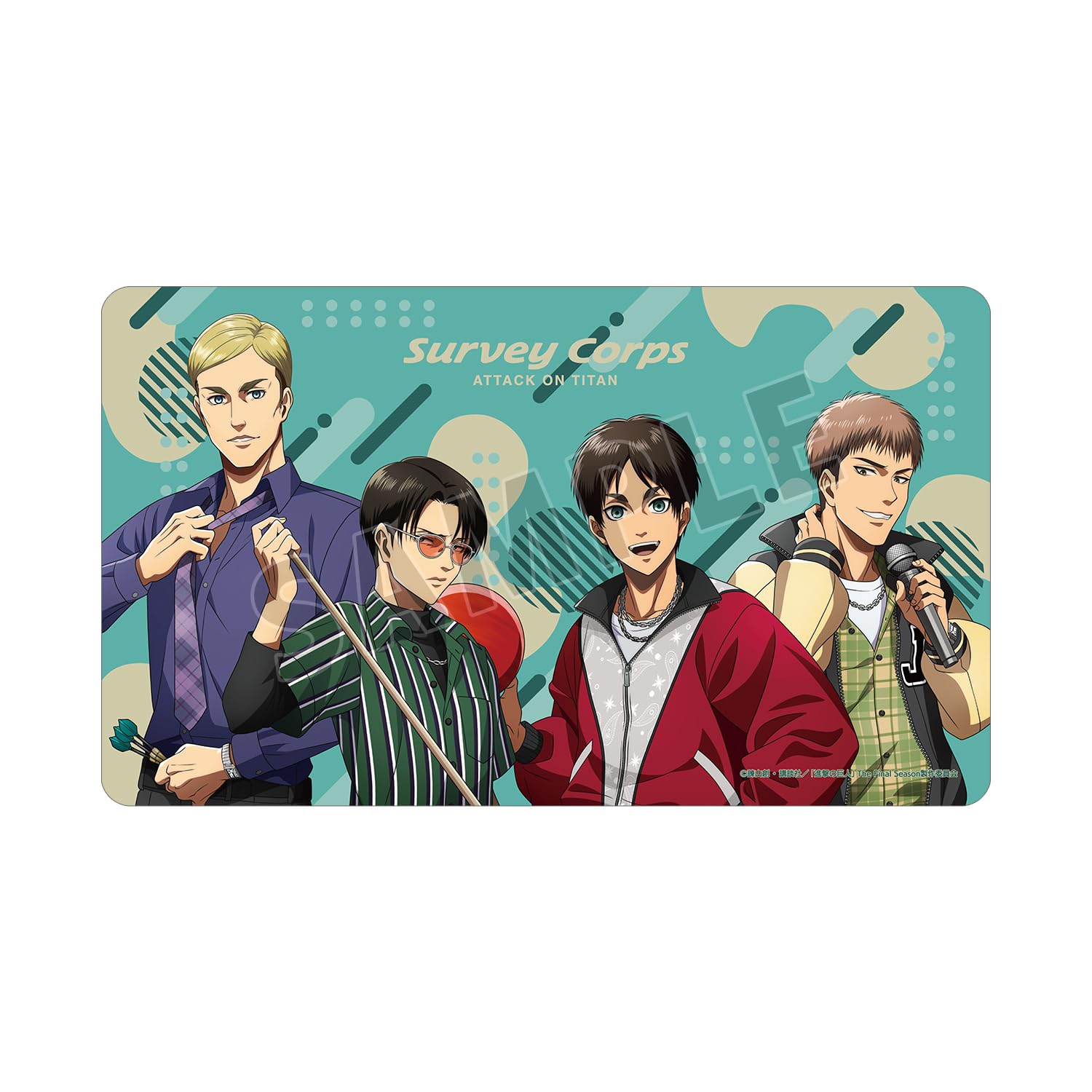 

Attack on Titan Original Illustration Collection Retro Fashion Desk Mat Ver. Multi-Function