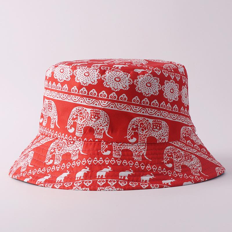 Digital fisherman hat stylish small brim sunshade basin hat one size fits all