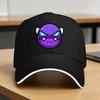 Summer Geometric Dash Video Game Baseball Cap  Outdoor Sports Vintage Print Sun Trucker Hat Women Unisex SunProof Snapback Cap