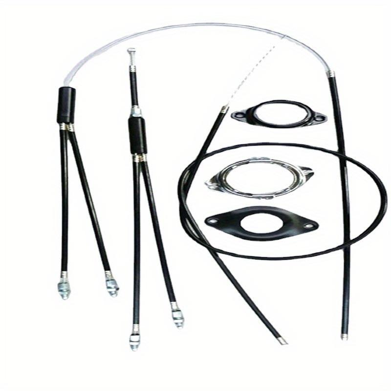 

5Pcs Black Bicycle Brake Line Set PVC Stainless Steel Gyro Brake Cables for 20 Inch Bike Gyro Systems Bicycle Parts Orange