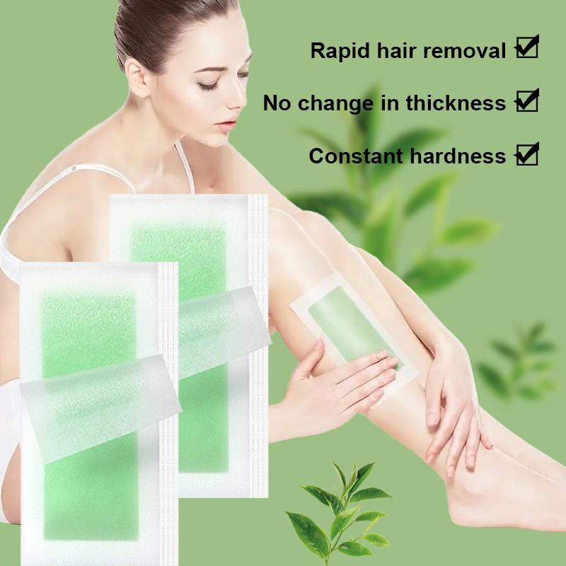 Bienenwachs Enthaarungswachs Papier für Männer, Einweg Wachsstreifen für Ganzen Körper, Achseln, Beine Intimbereich