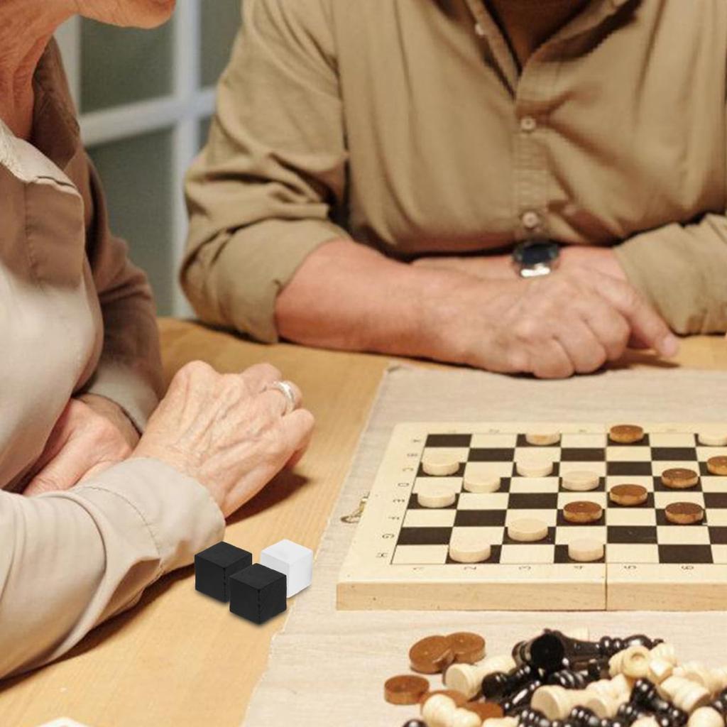 Upkoch Mini Schack Damspel i Trä Furu Kompakt och Portabelt Spel Ersättningspjäser för Brädspel 40 Pjäser, Pjäser, Trä, Tillbehör,