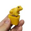 Monkey, Pigeon, Donkey Little Seagull Animal Keychain, Illuminated Clicker, Adult Stress Relief And Anxiety Sensing Toy