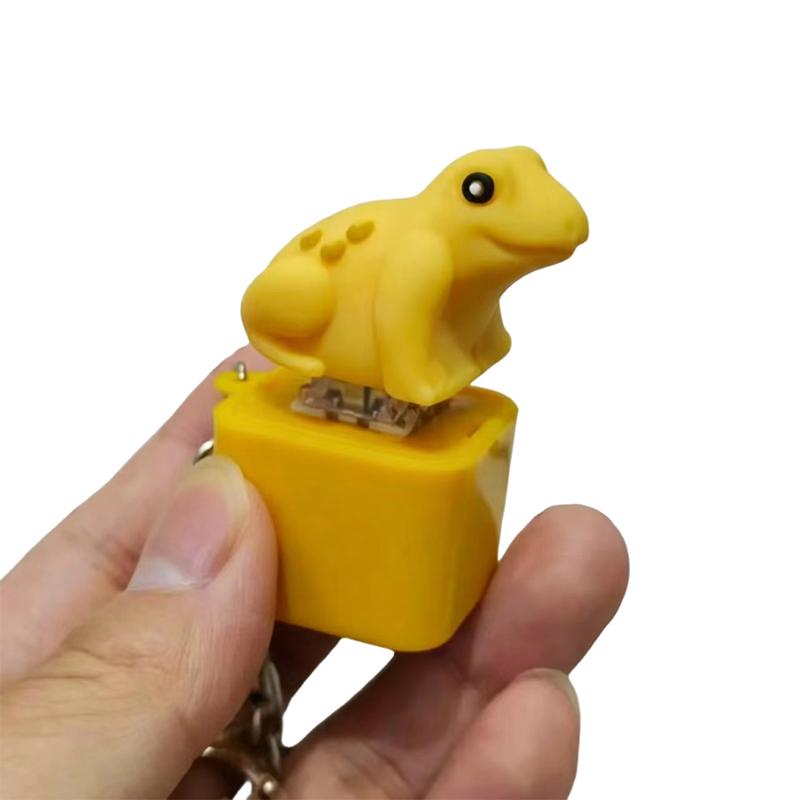 Monkey, Pigeon, Donkey Little Seagull Animal Keychain, Illuminated Clicker, Adult Stress Relief And Anxiety Sensing Toy
