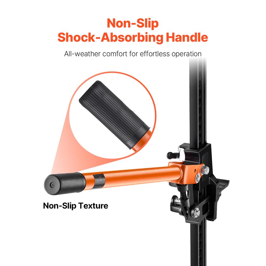 SucceBuy Farm Jack 60" Utility High Lift Farm Jack 3.18 Ton Ratcheting Off Road Utility Jacks Heavy-Duty Lift Jacks for Tractor