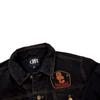 European and American Style Men's Heavy Denim Jacket with Embroidery, Suitable for Spring and Autumn, American Retro Jacket for Fall and Winter
