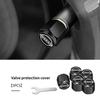 For Nissan AHA15PCS Car Tire Valve Caps Theftproof Aluminum Wheel Tyre Stem For Nissan Sentra Altima Versa Maxima Murano Note Armada Pulsar