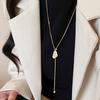 Fashion Sweater Chains, Adjustable Pendant Necklaces, Clothing Accessories
