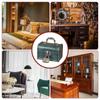 Antique Jewelry Box Retro Green Decorative Jewelry Containers With Lock Retro Treasure Box Keepsake Box Necklace Earrings