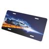 Souvenir Metal License Plate, Custom Auto Sign 15x30cm