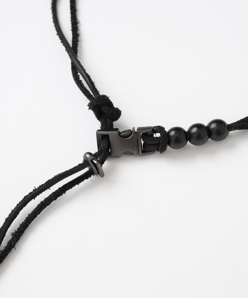 Millo Archive And Three-Way Leather Rope [Black]