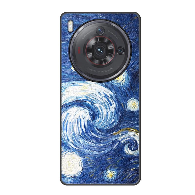 Nubia Z50S Pro/Z60S Pro Anti-Fall-Schutzhülle aus Leder, limitierte Auflage, gespleißtes Design