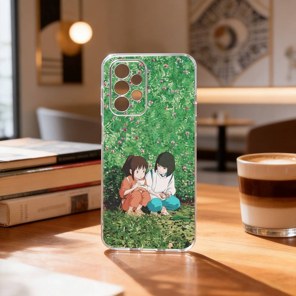 Spirited Away C-Chihiro H-Haku Phone Case For Samsung S25,S24,S21,S22,S23,S30,Ultra,S20,Plus,Fe Transparent Cover