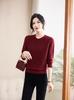 2026 Autumn/Winter Plus Size Knit Tops for Mothers, Base Layer Shirts for Middle-aged & Elderly Women, Wedding Banquet Sweaters