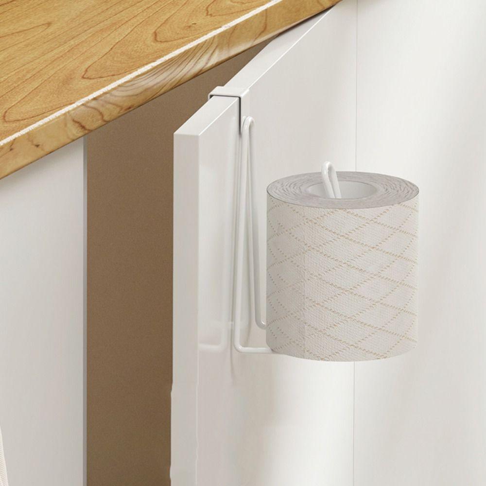 Punch-free Toilet Roll Paper Holder Hanging Tissue Storage Holder Roll Paper Hanger  Kitchen