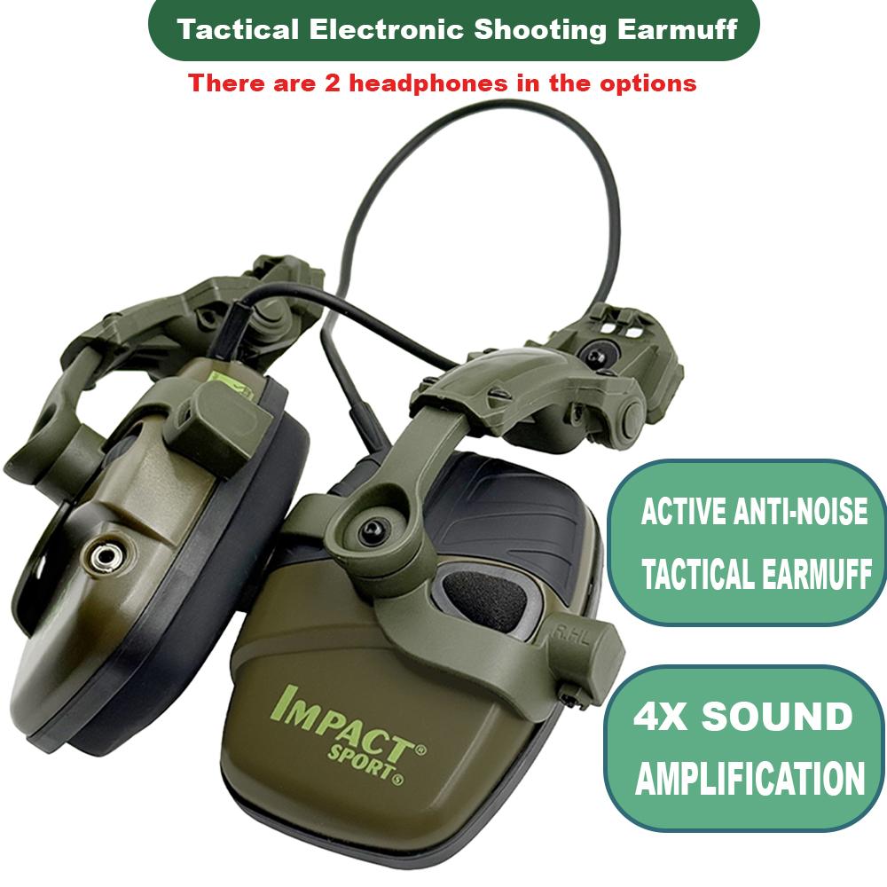 Tactical Electronic Shooting Earmuff Anti-noise Headphone Sound Amplification Hearing Protection Headset Hot Sale