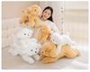 Cute Large Dog Plush Pillow and Bed for Girls