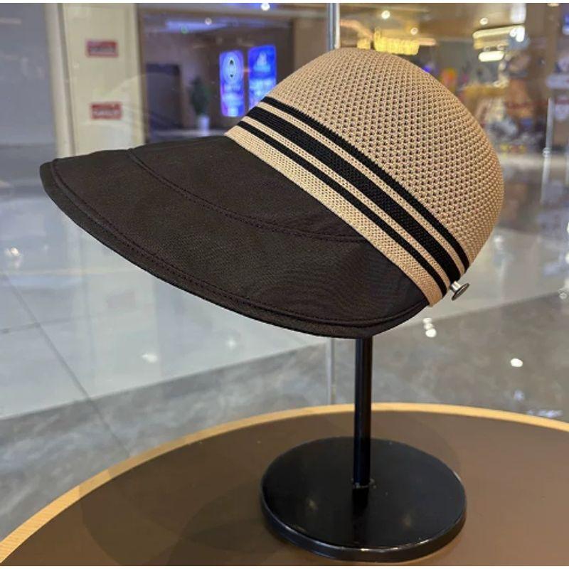 

Hat for Women 2025 New Summer Travel Sun Protection UV Protection Big Brim Face Covering Travel Sun Hat Fisherman Hat High-grade net top sunshade-khaki Adjustable