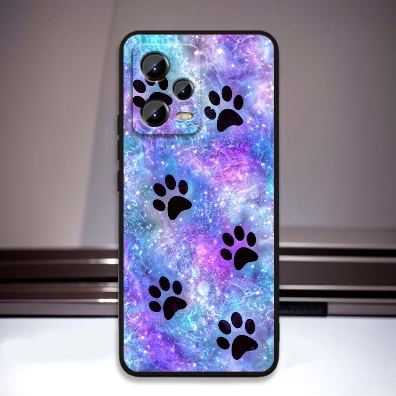 

Creative Cat Claw Design Phone Case For Xiaomi Redmi Note 15 14 13 12 12S 11E 11 11S Pro Plus 4G 5G Black Soft TPU Redmi note 15 5G
