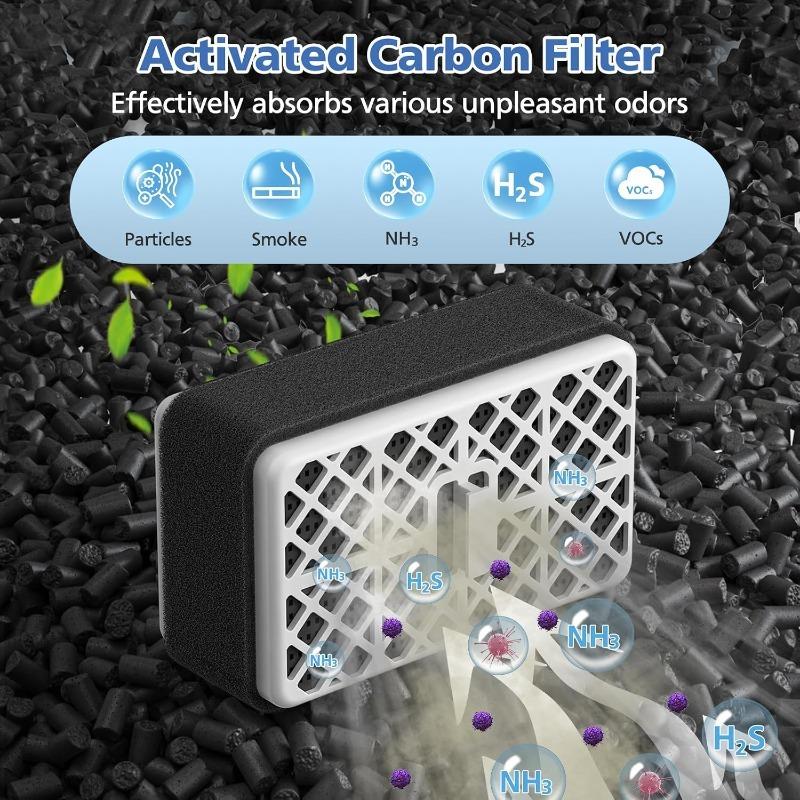 THU6474-01 Deodorizer Filter Compatible with TOTO THU6474-01, THU6474#01, THU6072, S550E, C5, C2, SW3074 SW3054T40, SW3056T40 for Bathroom Toilet
