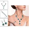 Chrome Diopside Gemstone Handmade Ethnic Jewelry Necklace Set 18-20''