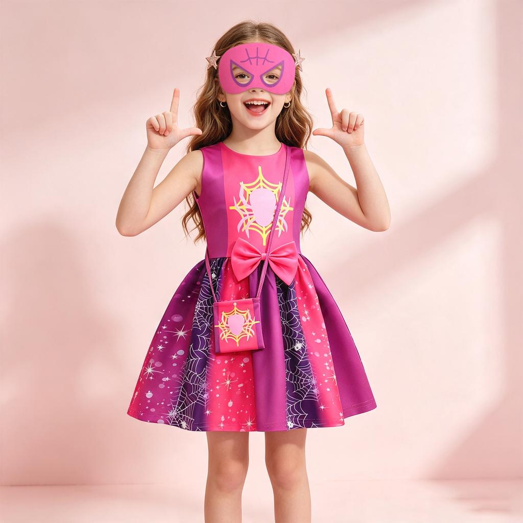 Girls' Sleeveless Role Play Costume Dress for Kids