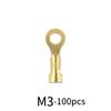 M3/M4/M5/M6/M8/M10 Ring-Terminal Wire Quick Connector Terminal Brass Crimp Terminal Assorted Kit
