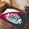 Tappeto in Velluto di Cristallo con Stampa del Sunderland Football Club, Comodo Assorbente d'Acqua Antiscivolo Tappeto per Pavimenti Interni