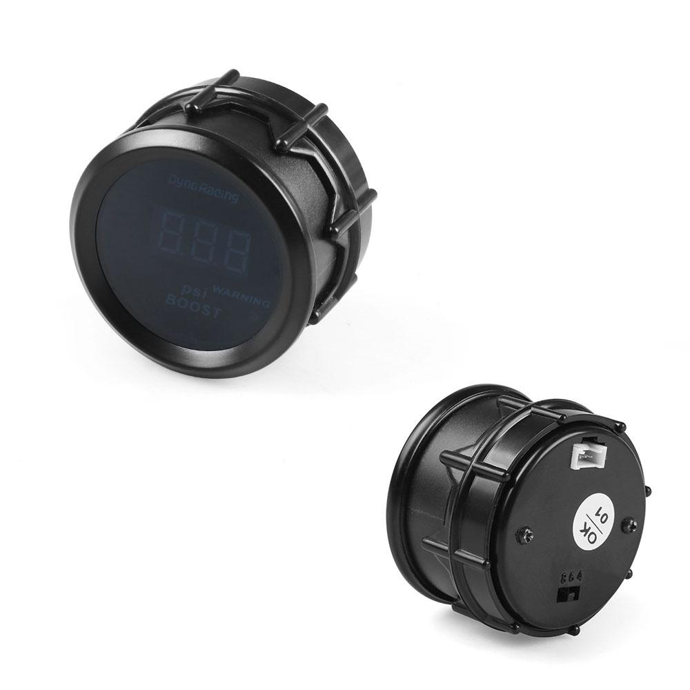 2" 52mm Car Digital Turbo Boost Gauge PSI BAR Water Temp Oil Temp Oil Pressure Gauge Voltmeter EGT Tachometer Rpm Gauge Meter
